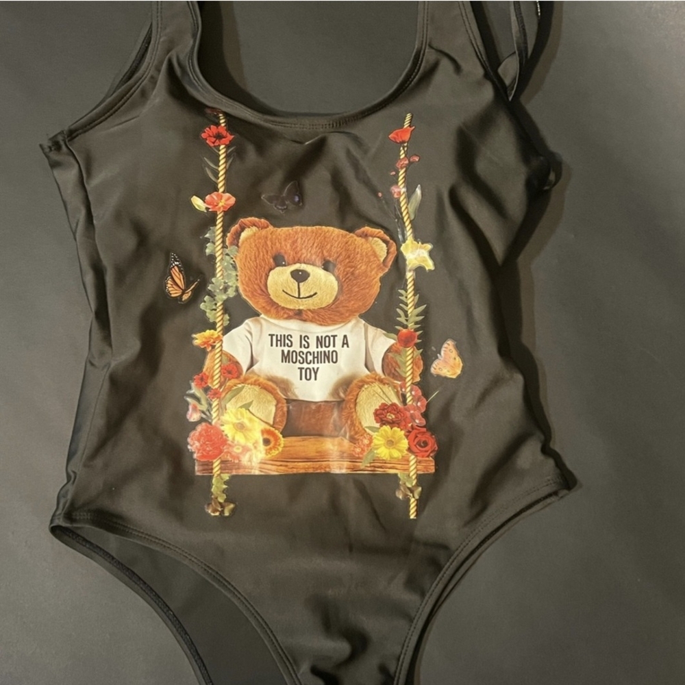 Moschino Black Teddy Bear One Piece